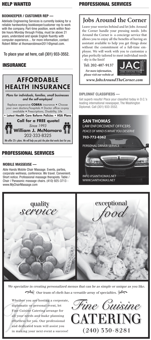 Classifieds – March 2011