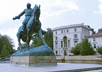Civil War Heroes Immortalized Along Circles of Embassy Row