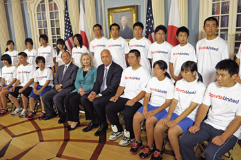 U.S. Plays Up Power of Sports In Win-Win Approach to Diplomacy
