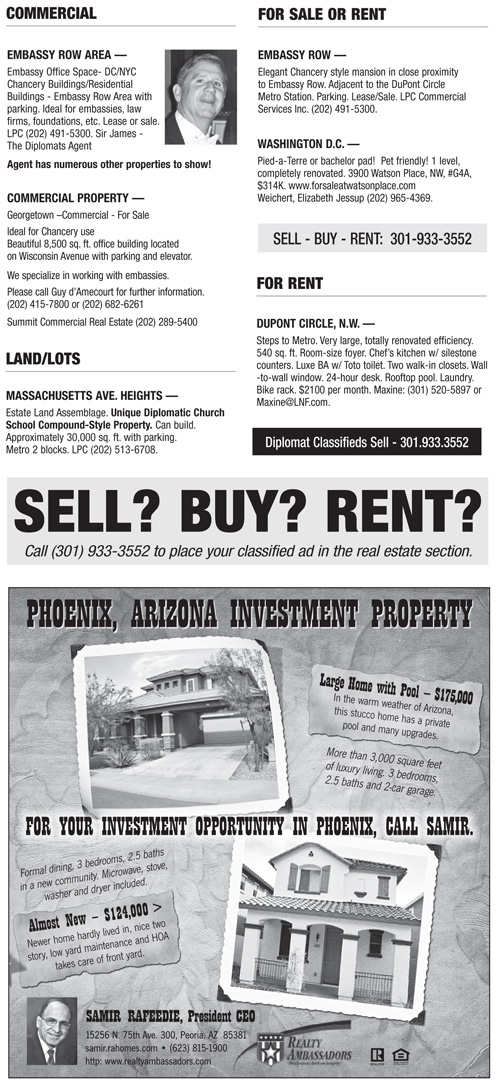 Real Estate Classifieds – May 2012