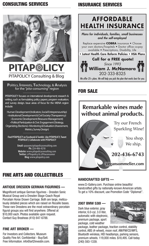 Classifieds – November 2012