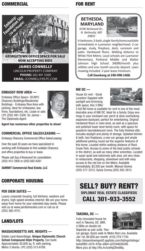 Real Estate Classifieds – December 2012