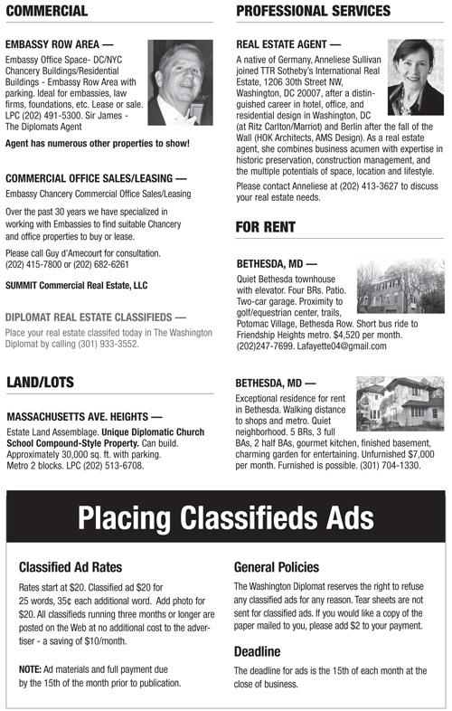 Real Estate Classifieds – April 2013