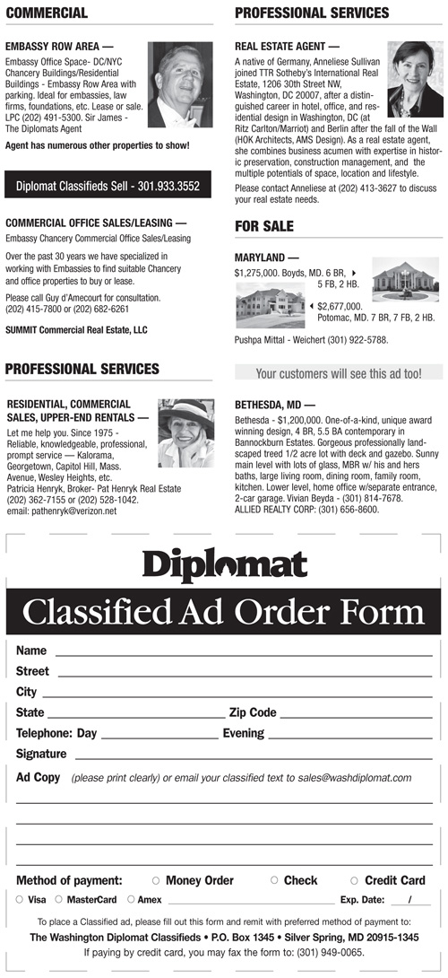 Real Estate Classifieds – July 2013