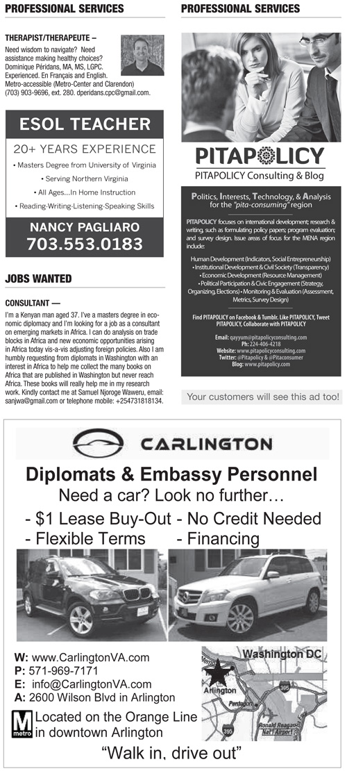 Classifieds – October 2013