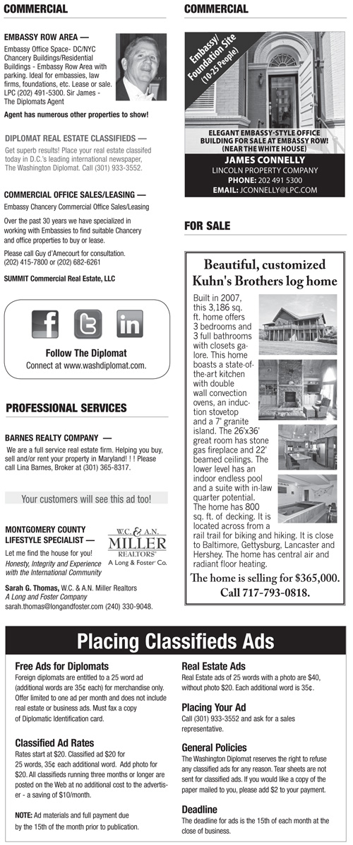 Real Estate Classifieds – November 2013