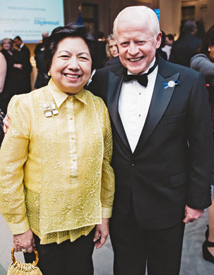 From Disaster Relief to Fashion, Philippine Wife Helps Homeland