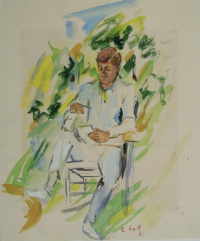 Elaine de Kooning, Eclipsed by Husband, Shines in Portrait Show