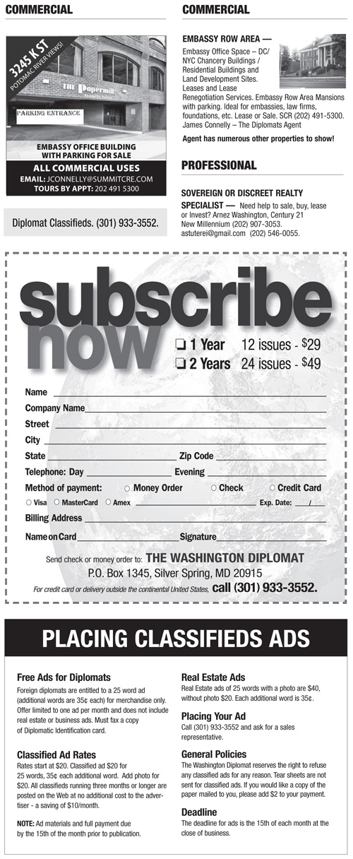 Real Estate Classifieds – August 2015