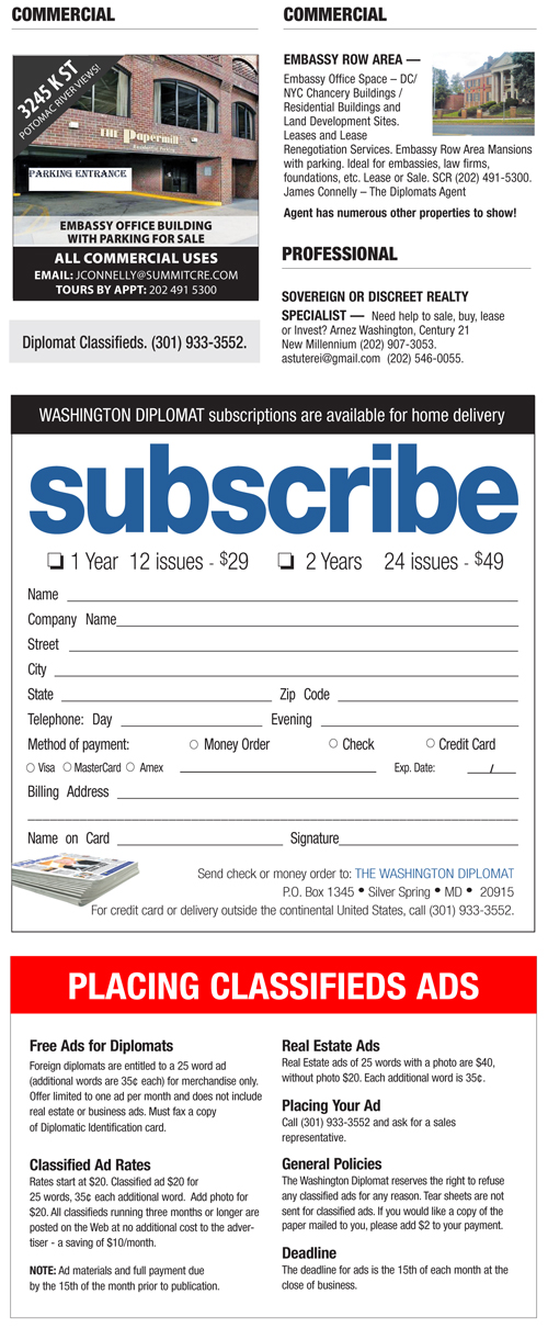 Real Estate Classifieds – September 2015