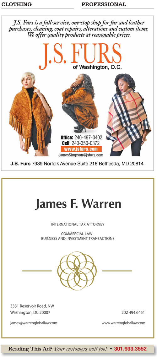 Classifieds – January 2016