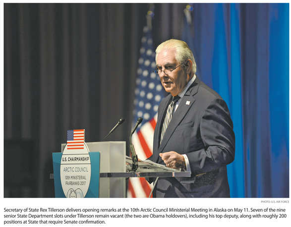 Trump Slow in Filling Hundreds of Vacancies Across U.S. Government