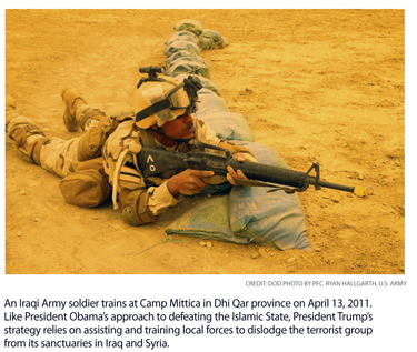 Obama’s Strategy to Defeat Terrorist Group Lives on Under Trump