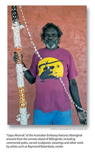 Australian Embassy Celebrates Aboriginal Artists from Remote Island of Milingimbi