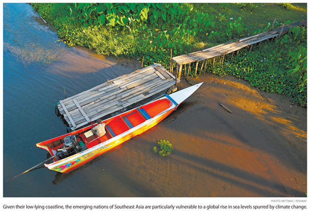 Climate Change-Fueled Rise in Sea Levels Set to Hit Asia Hard