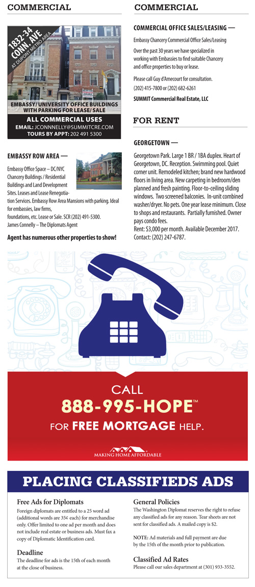 Real Estate Classifieds – November 2017