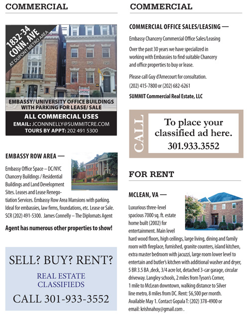 Real Estate Classifieds – February 2018