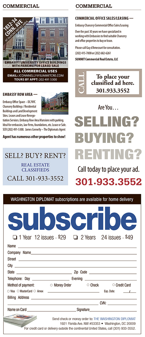 Real Estate Classifieds – March 2018