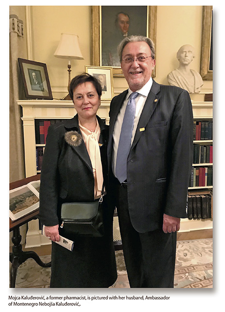 Montenegrin Diplomat, Pharmacist Wife Represent Young Nation with Long History