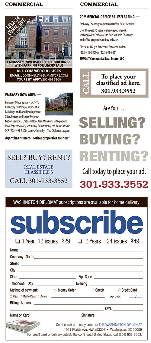 Real Estate Classifieds – April 2018
