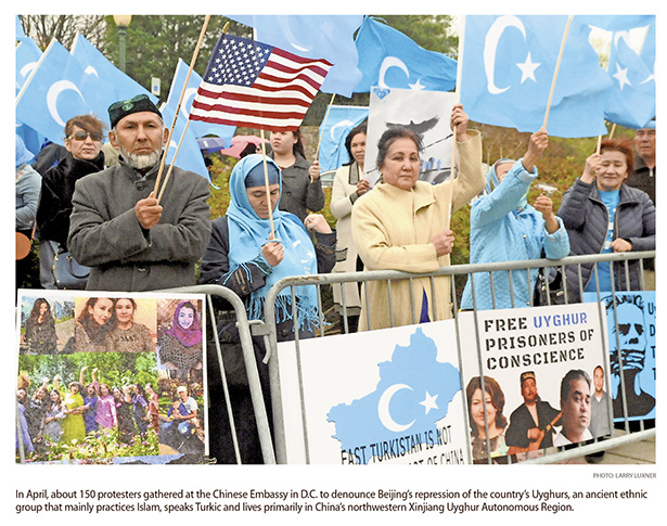 Uyghur Muslims, Demanding Autonomy, Stage Protest at Chinese Embassy