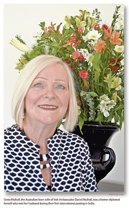 Australian-Born Wife of Irish Ambassador Is Citizen of the World