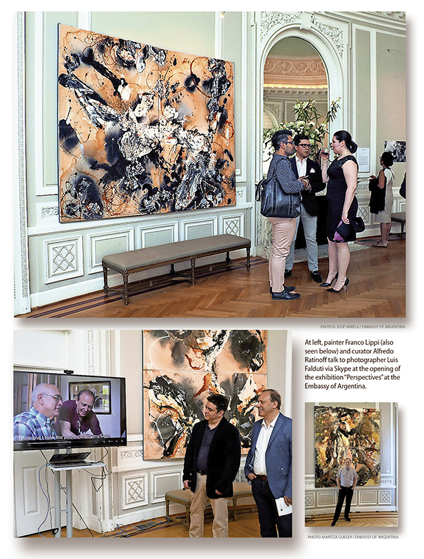At Argentine Embassy, Photographer and Painter Collaborate to Create New Vision