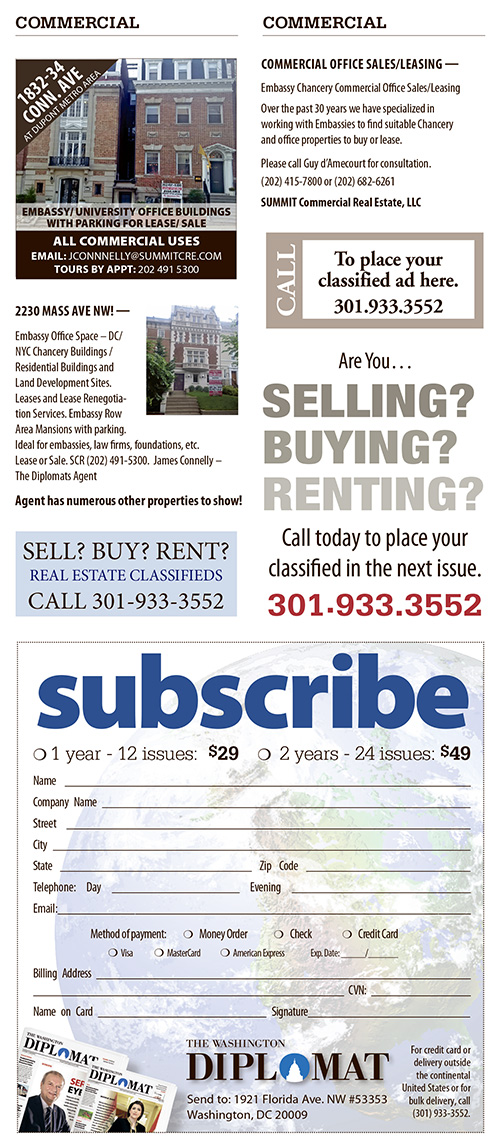 Real Estate Classifieds – September 2018