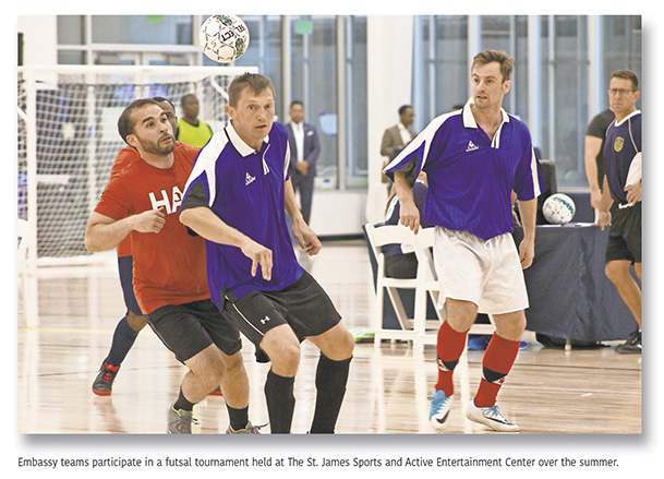 Embassies Score by Using Sports to Promote National Pride, Friendly Competition