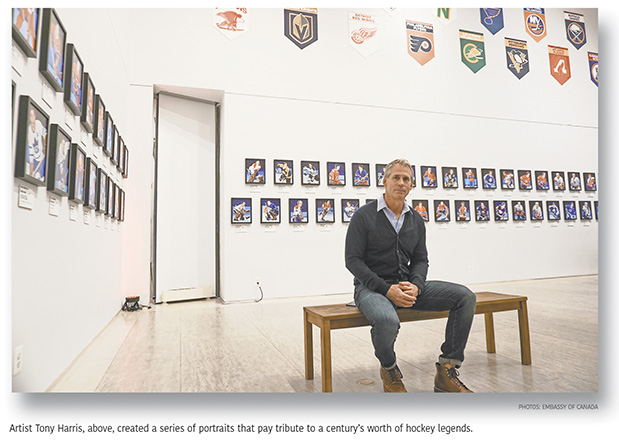 Canadian Embassy Takes Facemasks Off with ‘The 100 Greatest NHL Players’