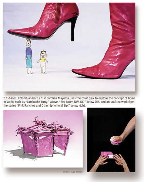 Colombian-Born Artist Juxtaposes Carefree Color with Serious Subject Matter