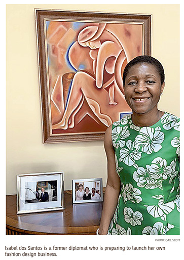 Mozambican Wife, a Former Diplomat, Enters World of High Fashion