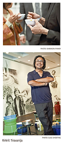 Hirshhorn Transforms into Communal Dining Table, With Dash of Protest Art