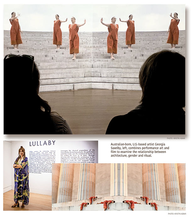 Australian-Born Artist Reimagines History by Juxtaposing Women and Architecture