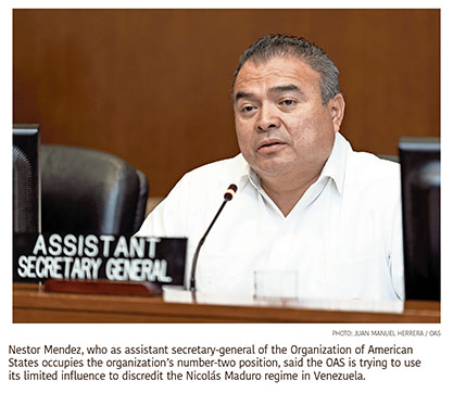 Nestor Mendez Discusses OAS Priorities in Wake of Venezuela, Migrant Crises