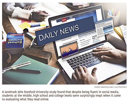 Digital Literacy Teaches Students How to Tell Fact from Fiction Online