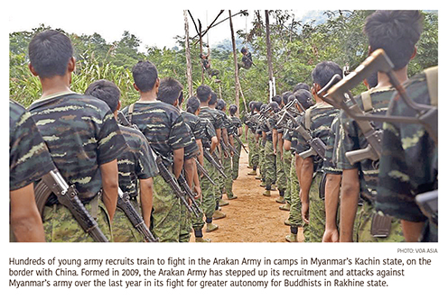 Overshadowed by Rohingya Crisis, Arakan Insurgency Against Myanmar Forces Intensifies