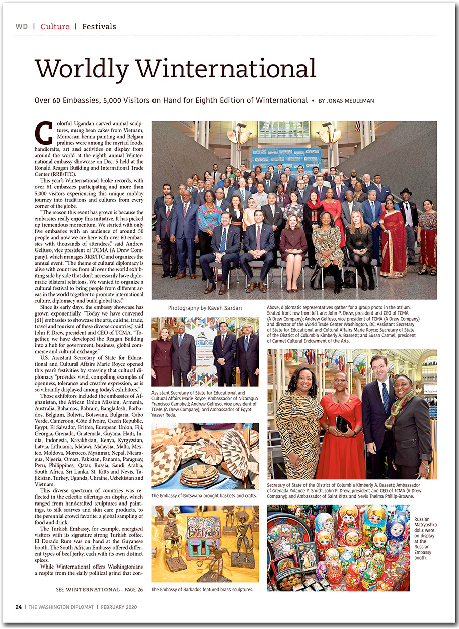 Over 60 Embassies, 5,000 Visitors on Hand for Eighth Edition of Winternational