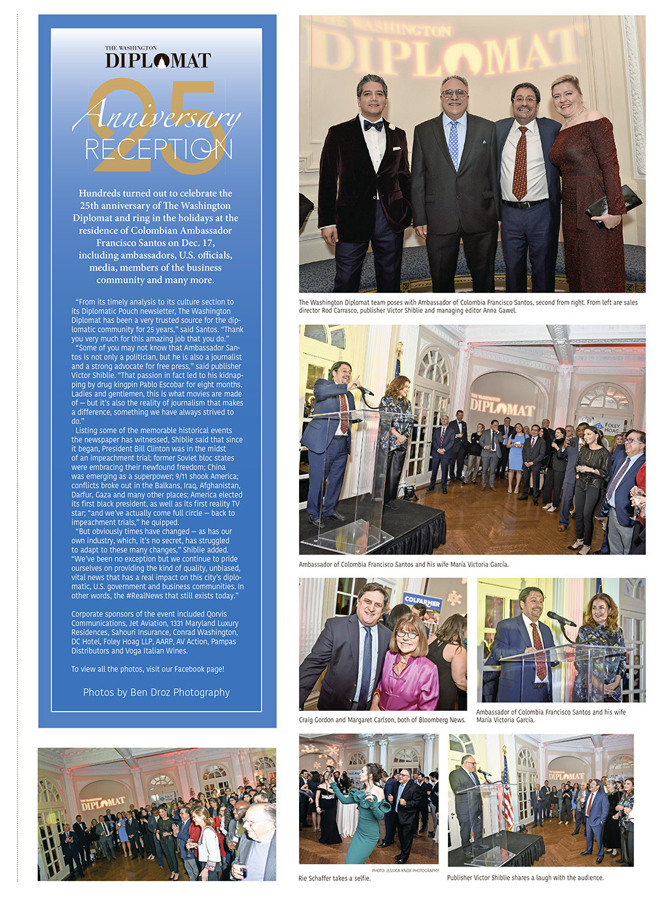 Hundreds Celebrated the 25th Anniversry of The Washington Diplomat