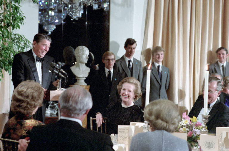 40 years ago: British Embassy hosts Reagan-Thatcher dinner