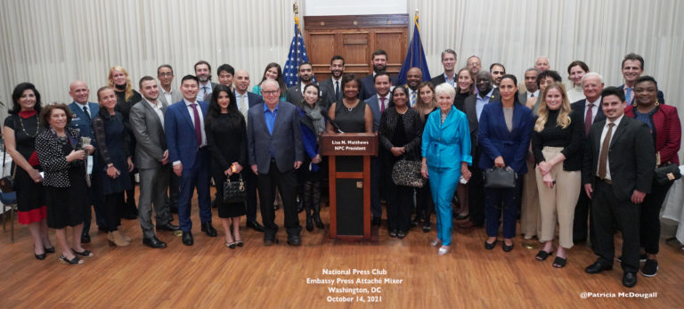 National Press Club holds embassy press attaché mixer
