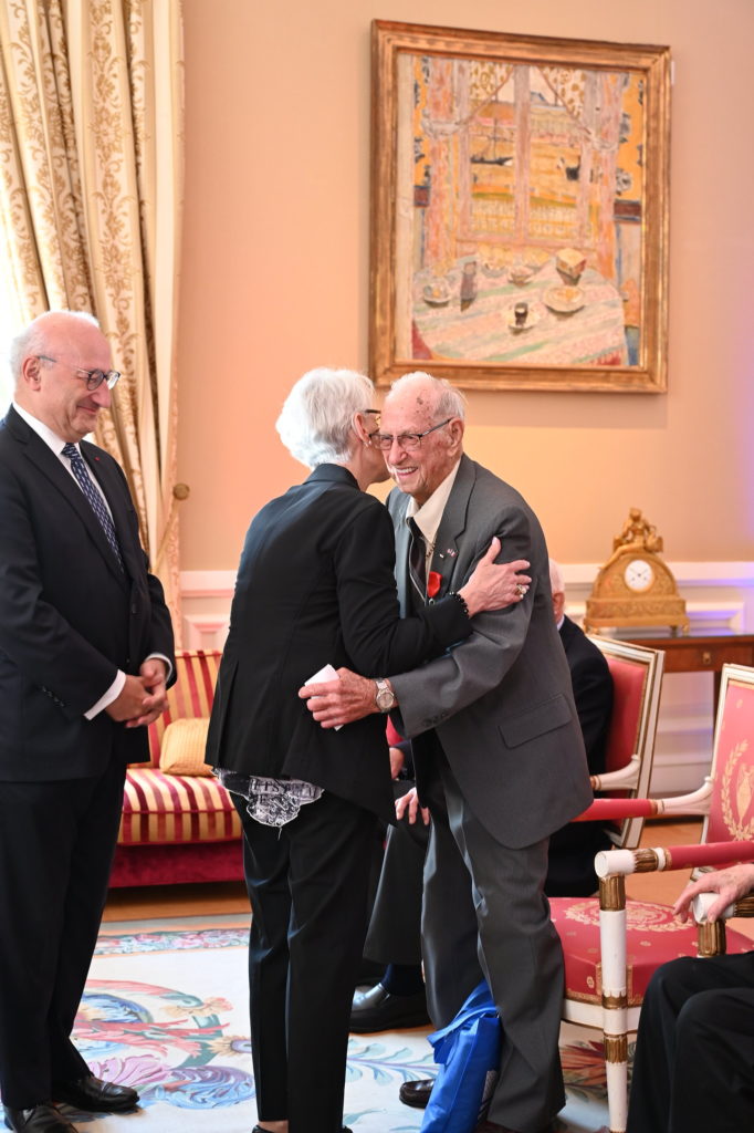 Ambassador Philippe Etienne, Deputy Secretary Wendy Sherman, Ernest Marvel, the Legion of Honor recipient