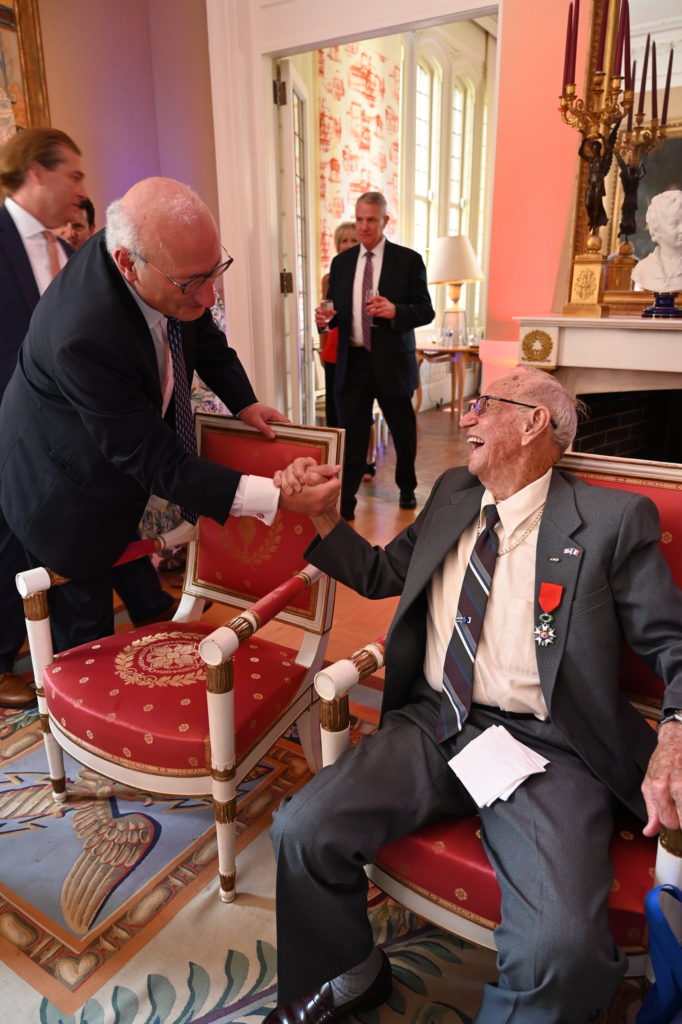 Ambassador Philippe Etienne and Ernest Marvel