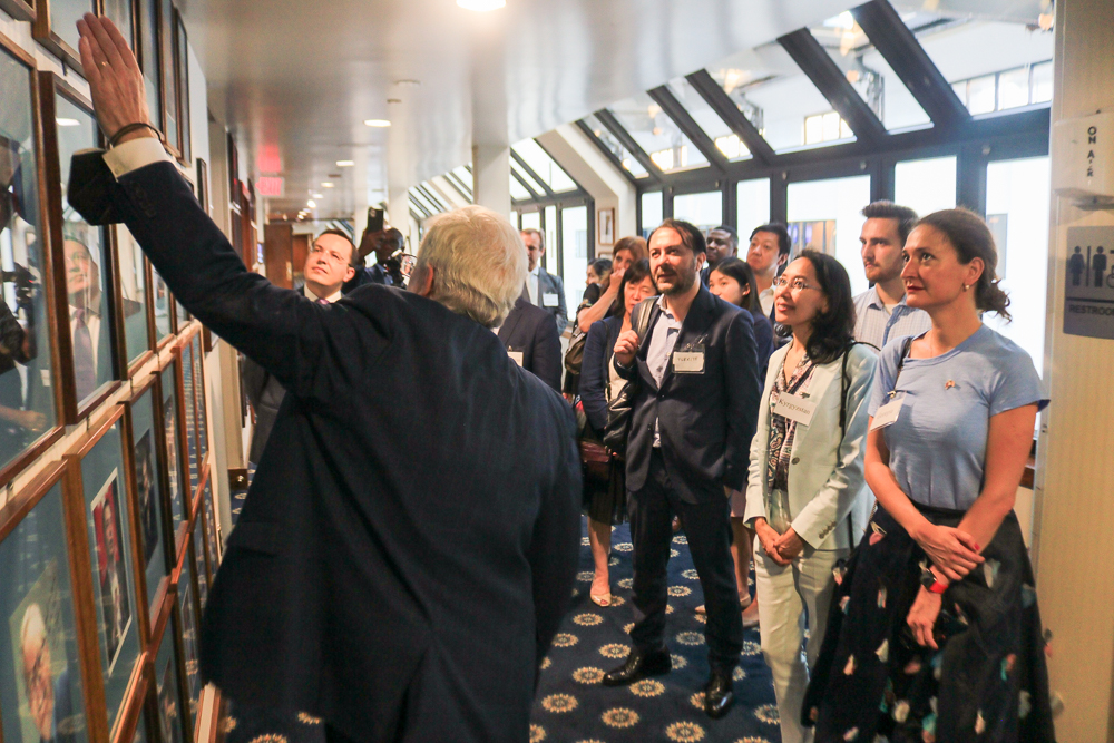 The National Press Club hosts press attaché mixer