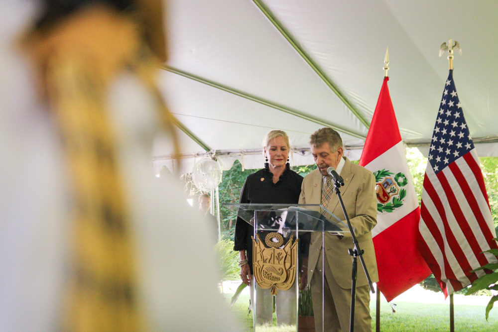 Ambassador Oswaldo de Rivero and his wife, Vivian de Rivero