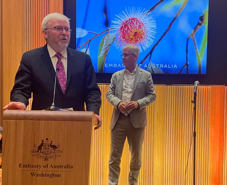 Australia holds a ‘barbie’ ahead of new DC embassy inauguration