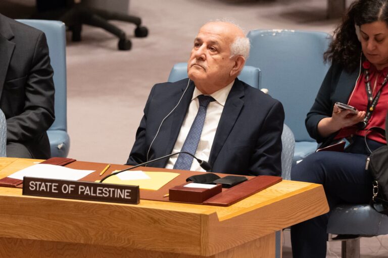 Palestine’s UN envoy sounds alarm at Israel-Hamas escalation in Gaza